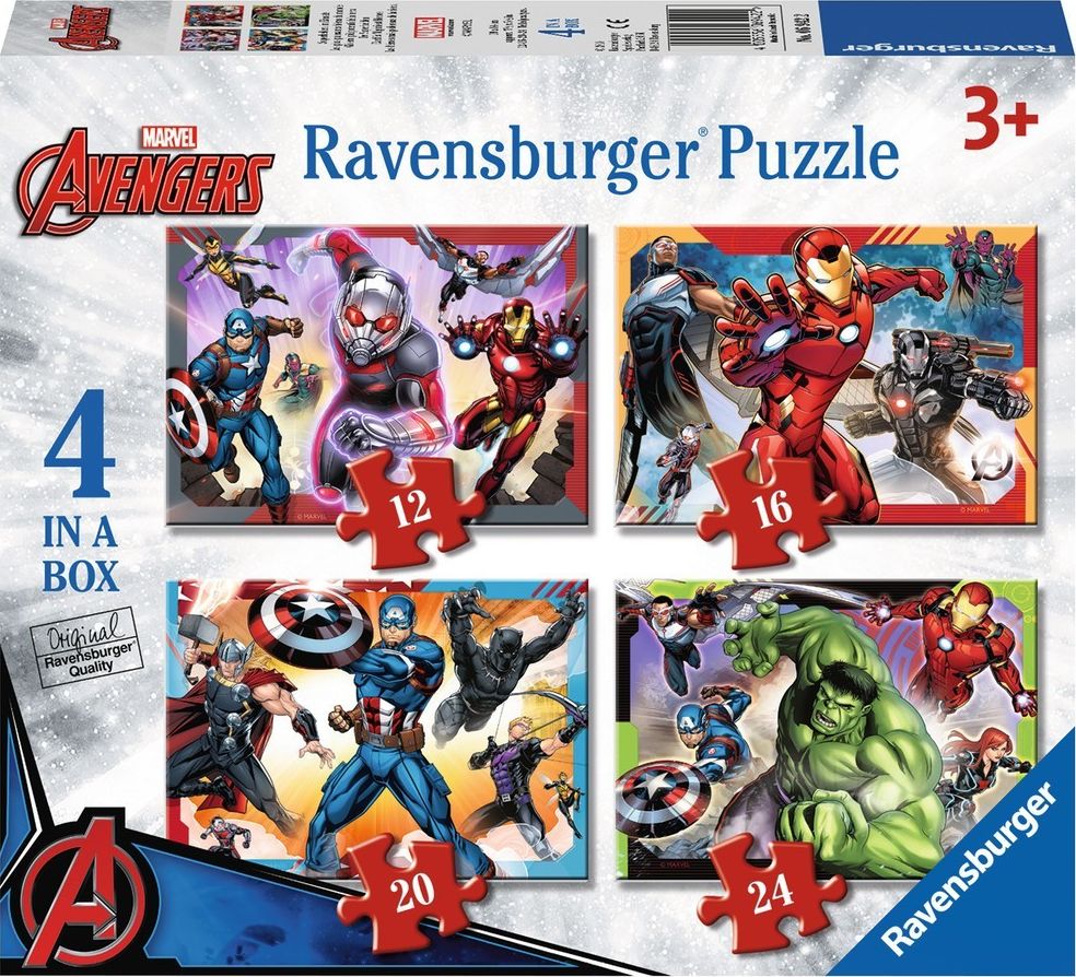 Ravensburger Puzzle 12/16/20/24  - Avengers |