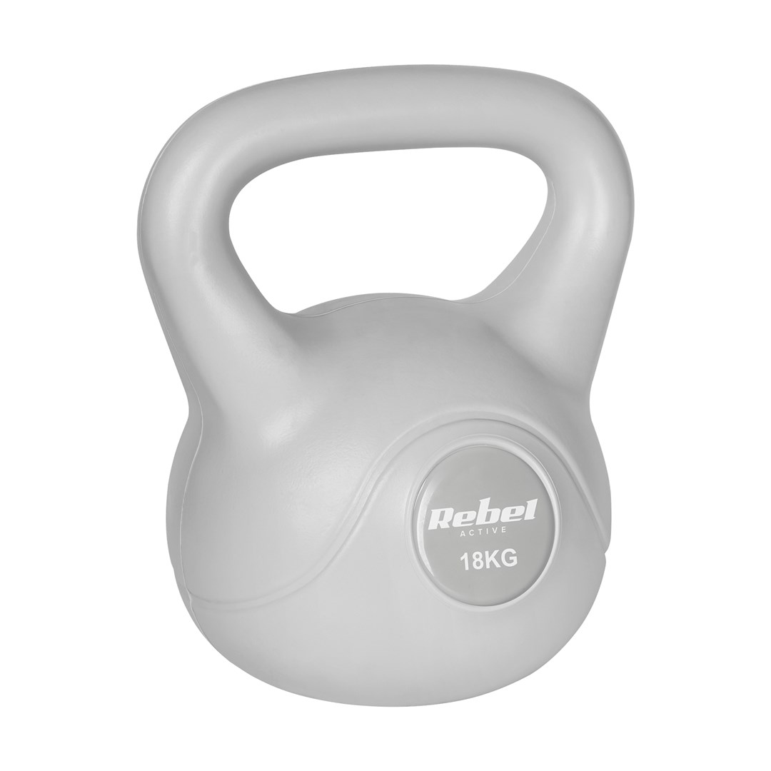 REBEL ACTIVE Kettlebell bituminous gray 18