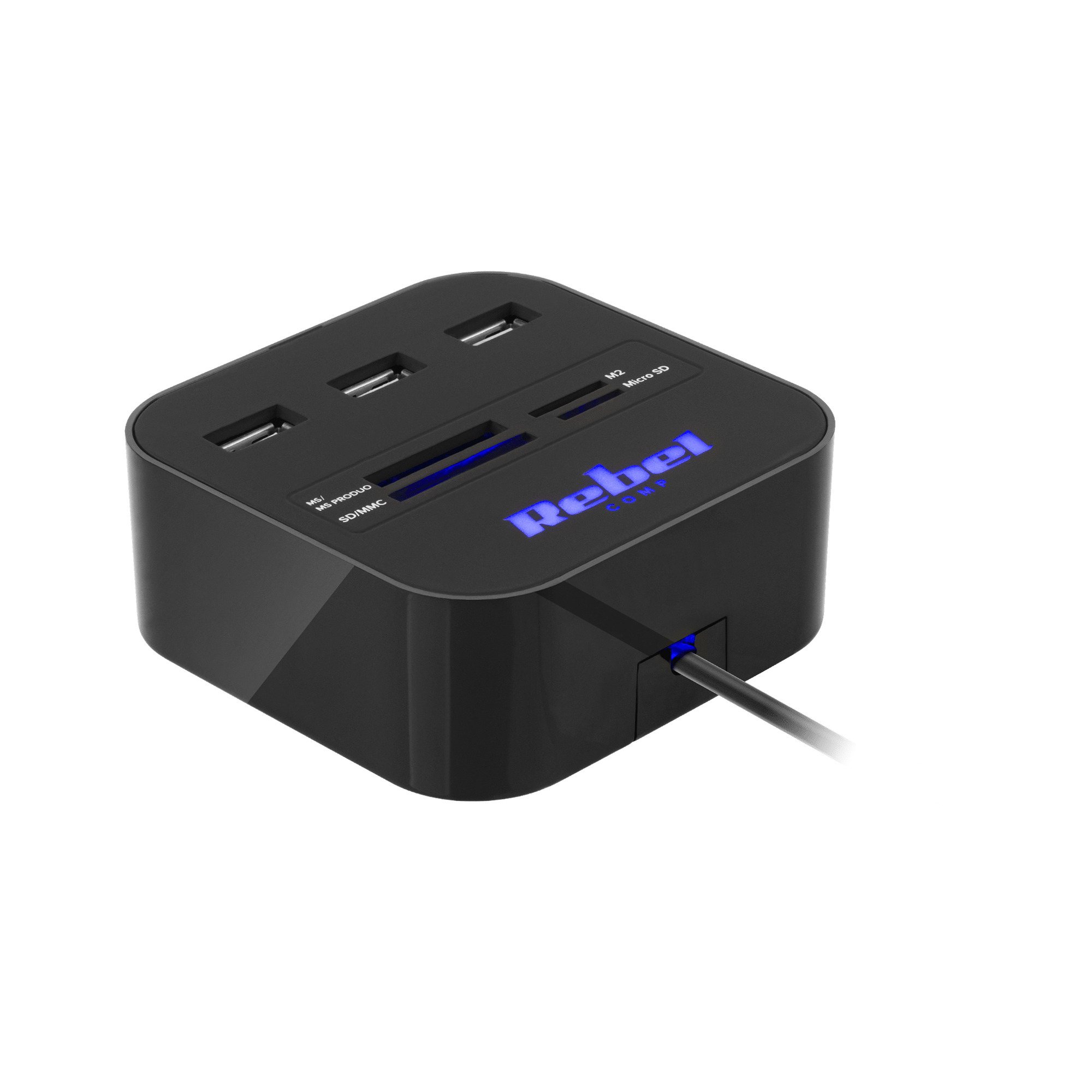 HUB USB Rebel Comp 1x SD