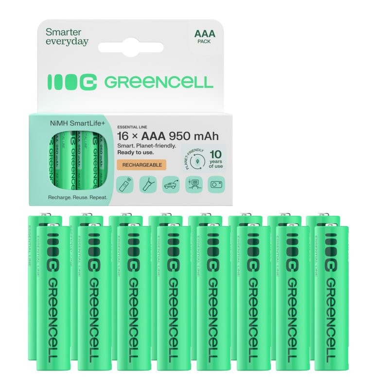 Green Cell Rechargeable AAA / R03