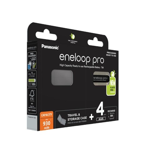 Rechargeable batteries PANASONIC ENELOOP PRO AAA