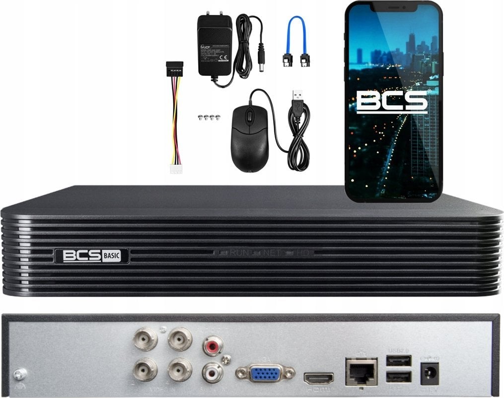 BCS REJESTRATOR AHD, HD-CVI, HD-TVI, CVBS