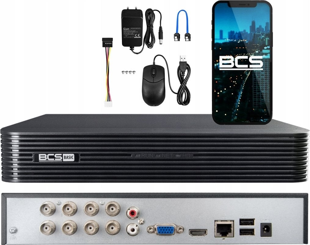 BCS REJESTRATOR AHD, HD-CVI, HD-TVI, CVBS