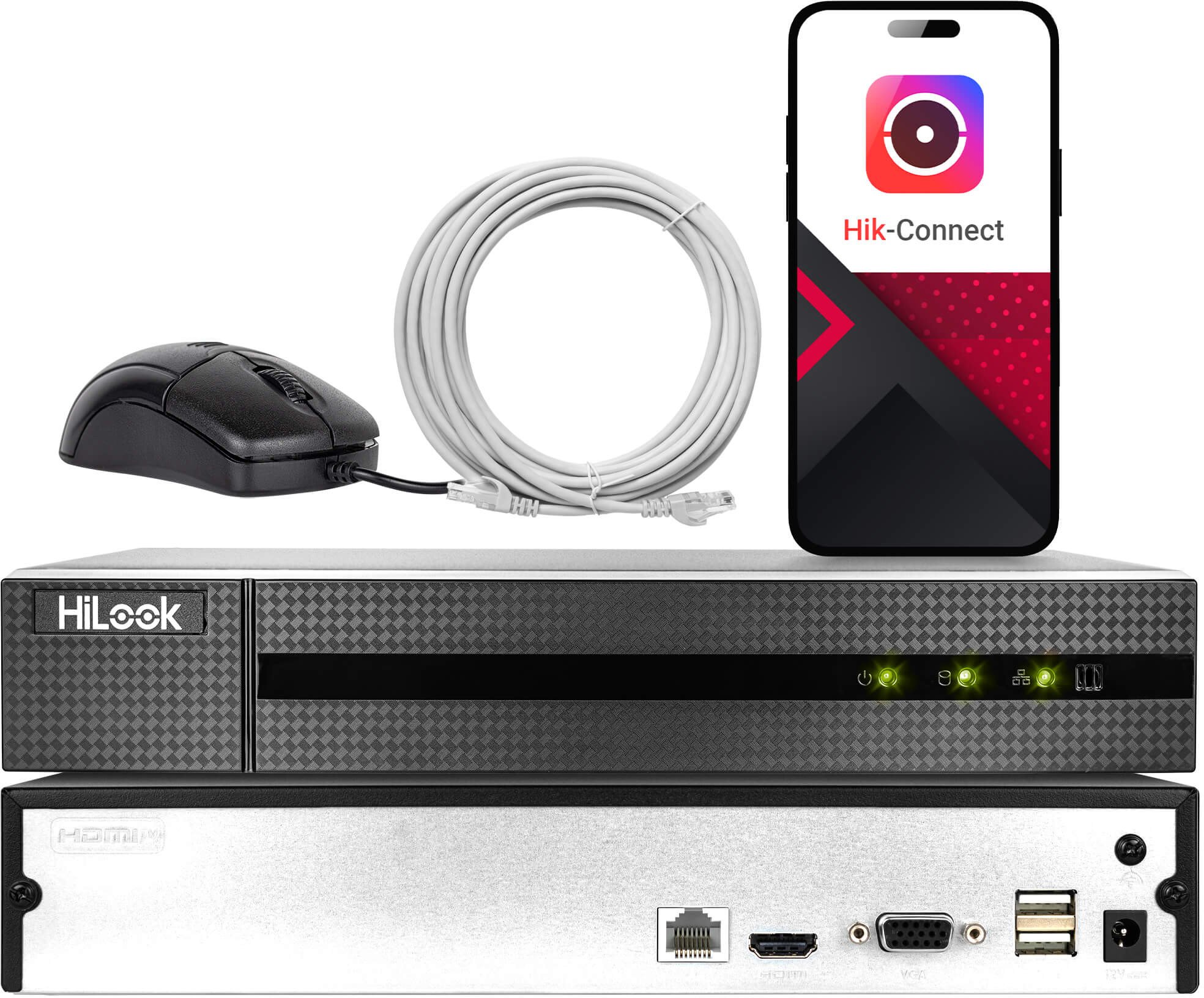 HiLook IP by Hikvision NVR-104MH-C(STD)(D) /