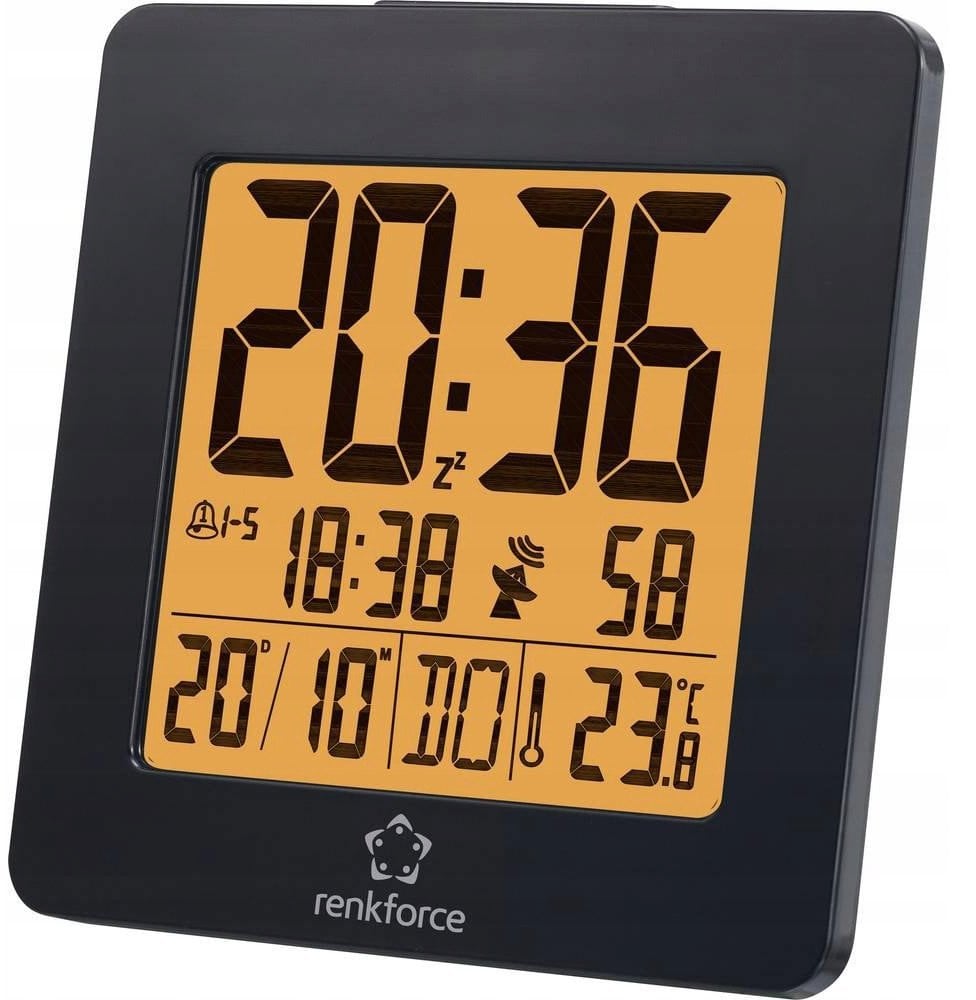 Renkforce renkforce Funk Wecker 4161c12 Schwarz