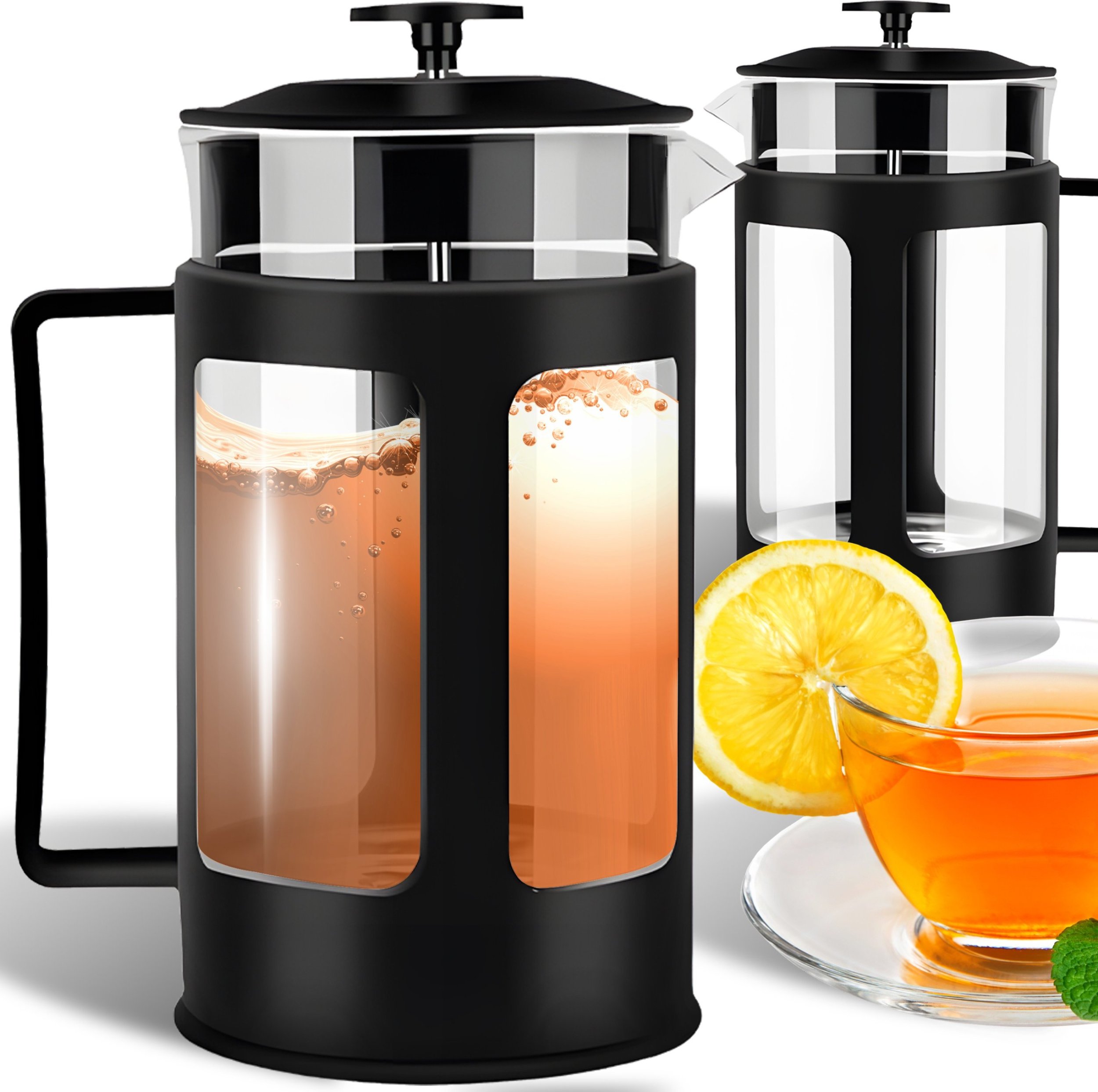 Retoo ZAPARZA HERBATY FRENCH PRESS SZKLANY