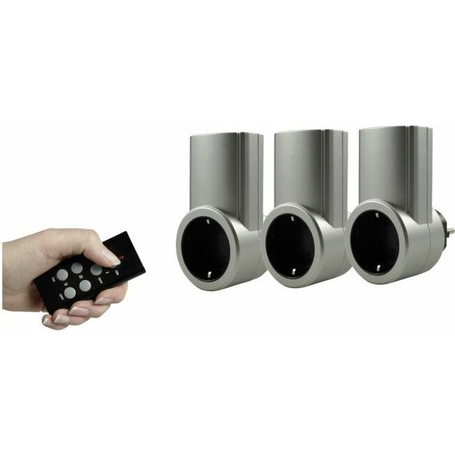 REV RC Plug Socket Set silver