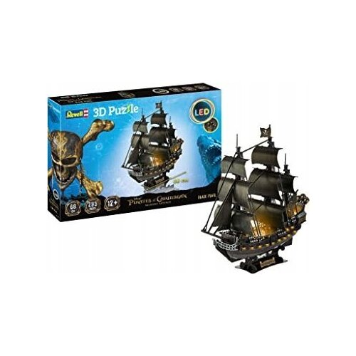 Revell 3D-Puzzle Black Pearl LED Edition