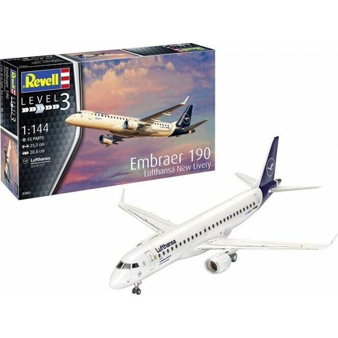 Revell Model  Embraer 190 Lufthansa New