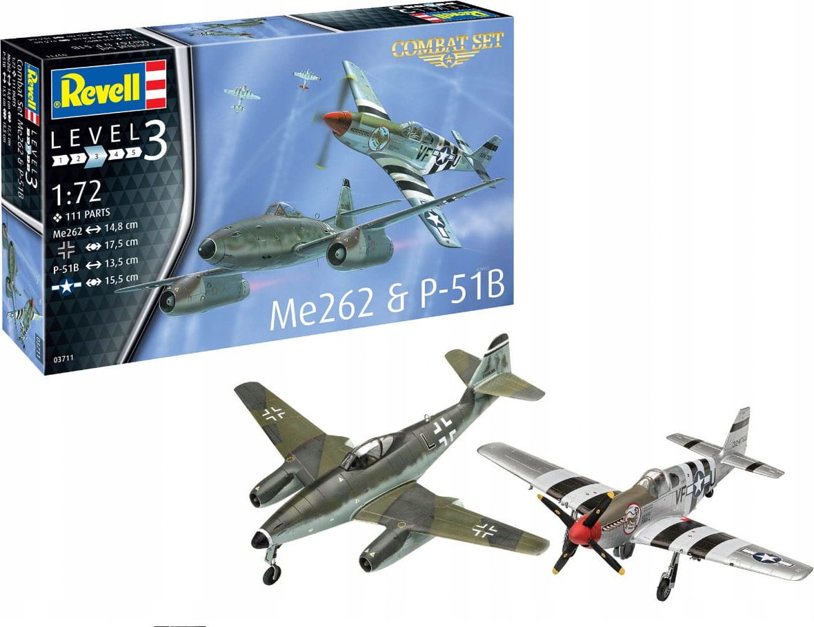 Revell Revell   Combat Set Me262 +