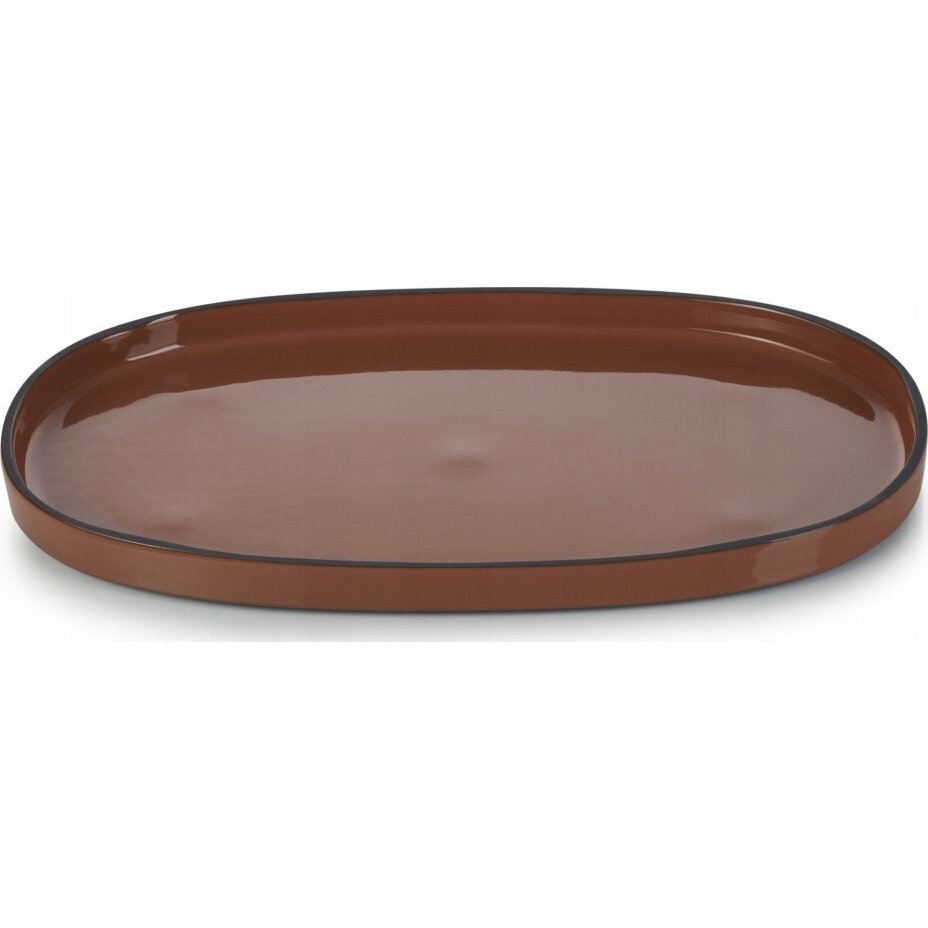 Revol CARACTERE półmisek 35x21 cm Cynamon