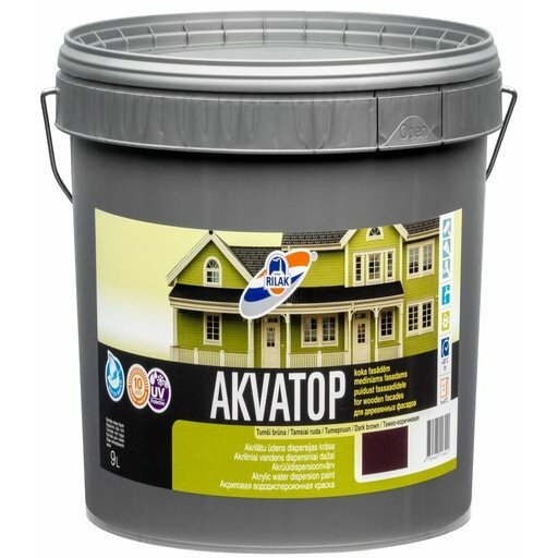 Rilak PAINT AKVATOP DARK BROWN 9L