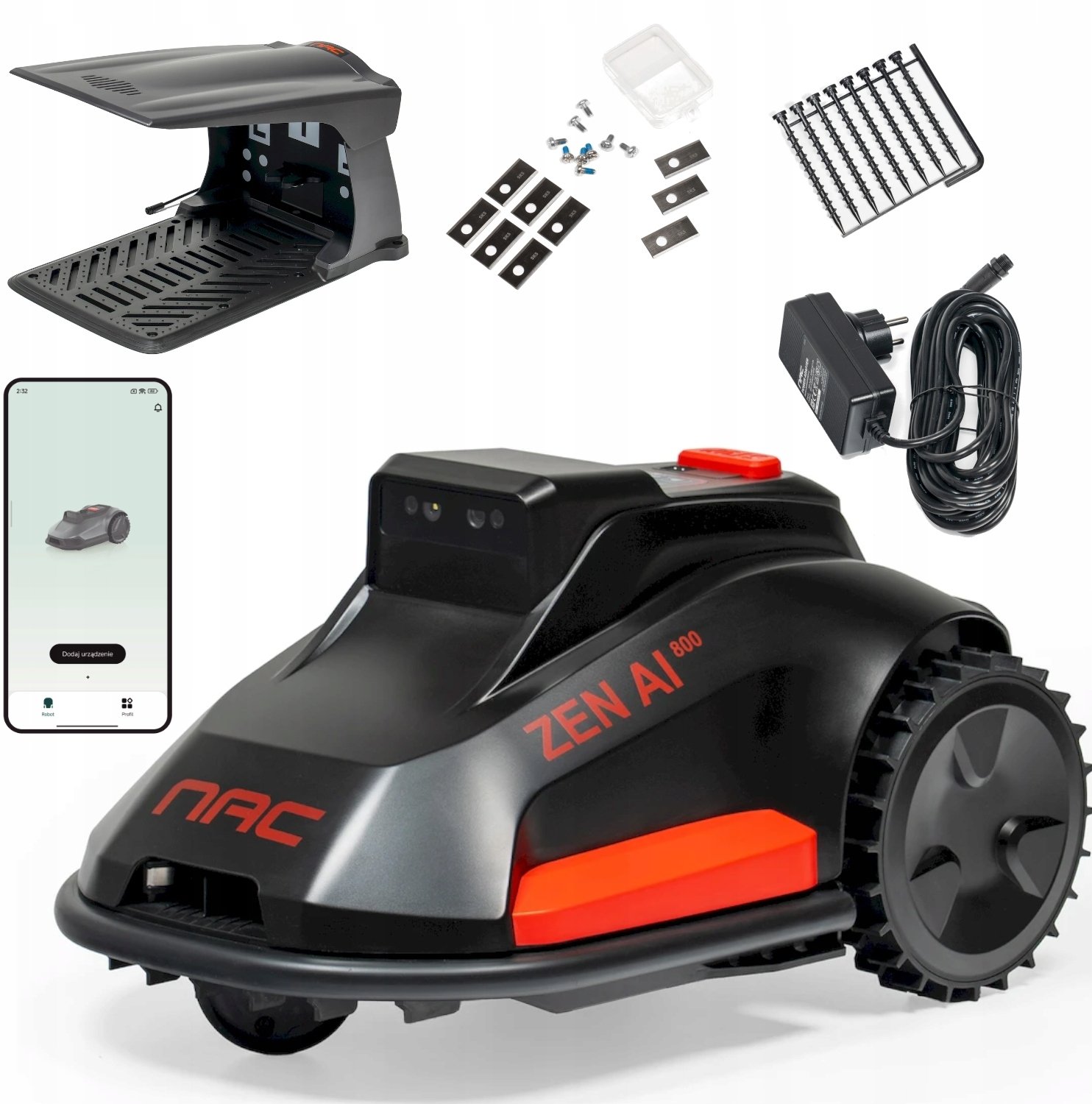 Robot koszący NAC RLM-800-APP | RLM-800-APP