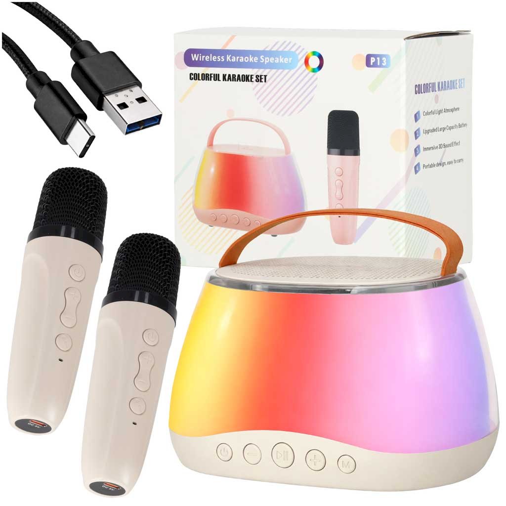 RoGer Portatīvs Bluetooth Karaoke Komplekts |