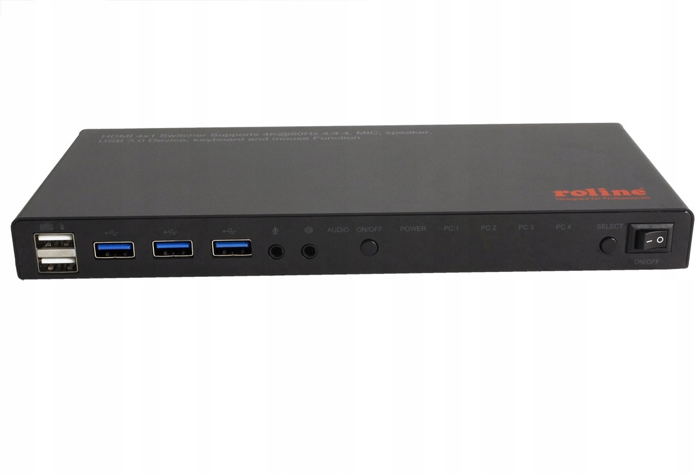 Roline KVM Switch, HDMI 4K, USB