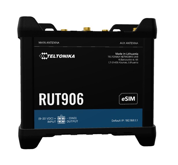 TELTONIKA Router RUT906 4G/LTE RS232/RS485 |