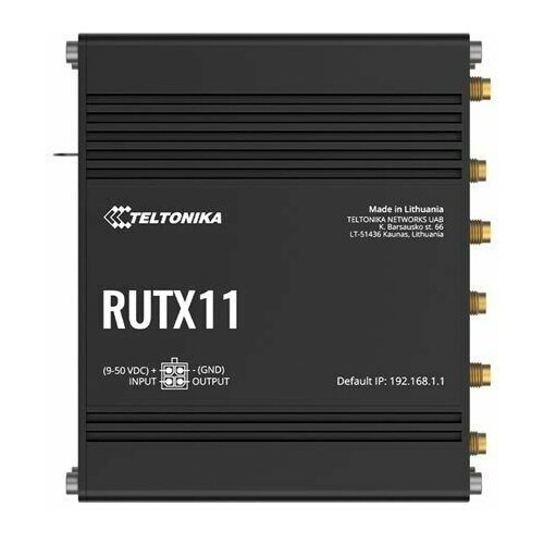 Router Teltonika TELTONIKA NETWORKSRUTX11DUAL SIM Bluetooth