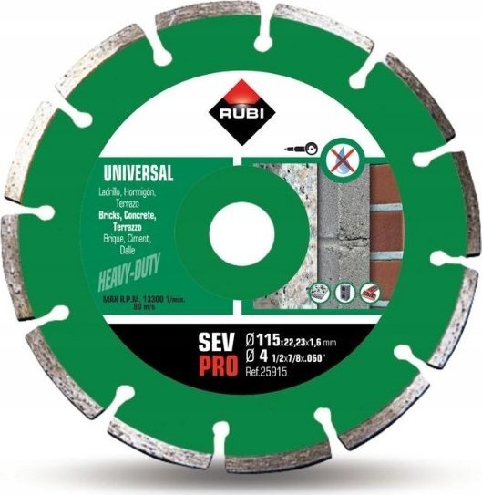 Rubi DIAMOND CUTTING DISC RUBI 115X1