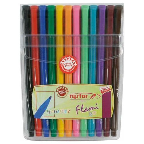 Rystor Flamaster Flami, komplet 12  (445-120)