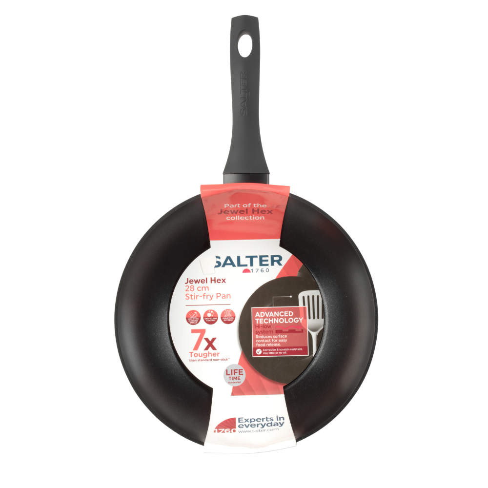 Salter BW11622SA3 Jewel Hex 28cm Stir-Fry