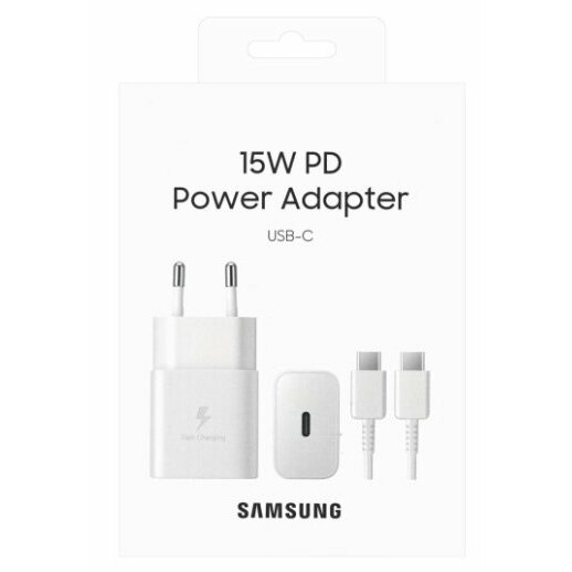 Samsung EP-T1510XWEGEU Tīkla LādētājsUSB-C 15W |