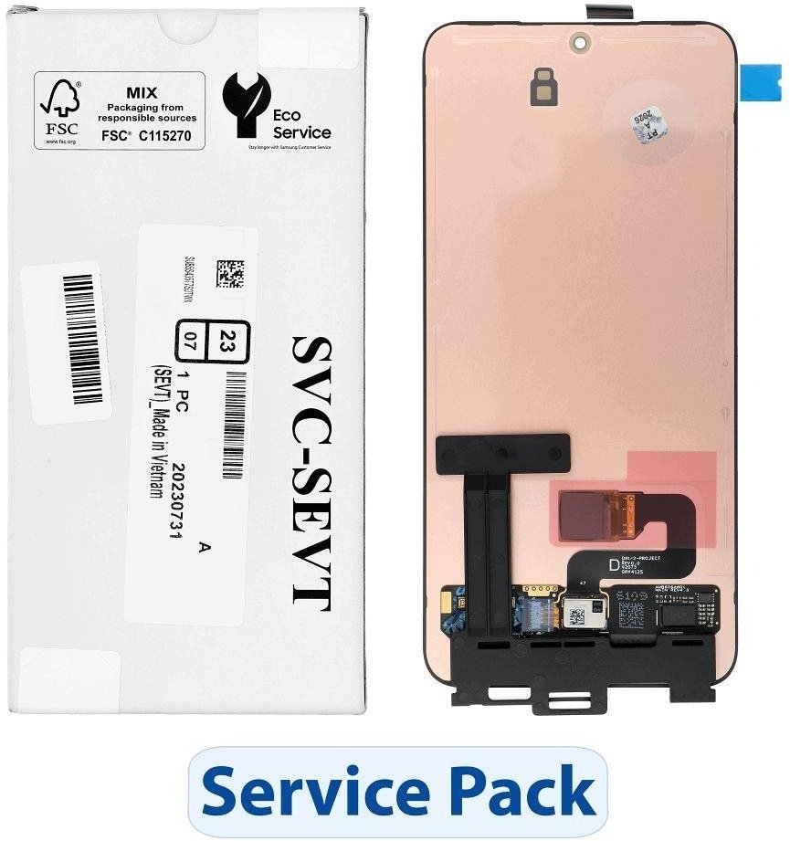 Samsung ServicePack Wyświetlacz LCD S23 S911B