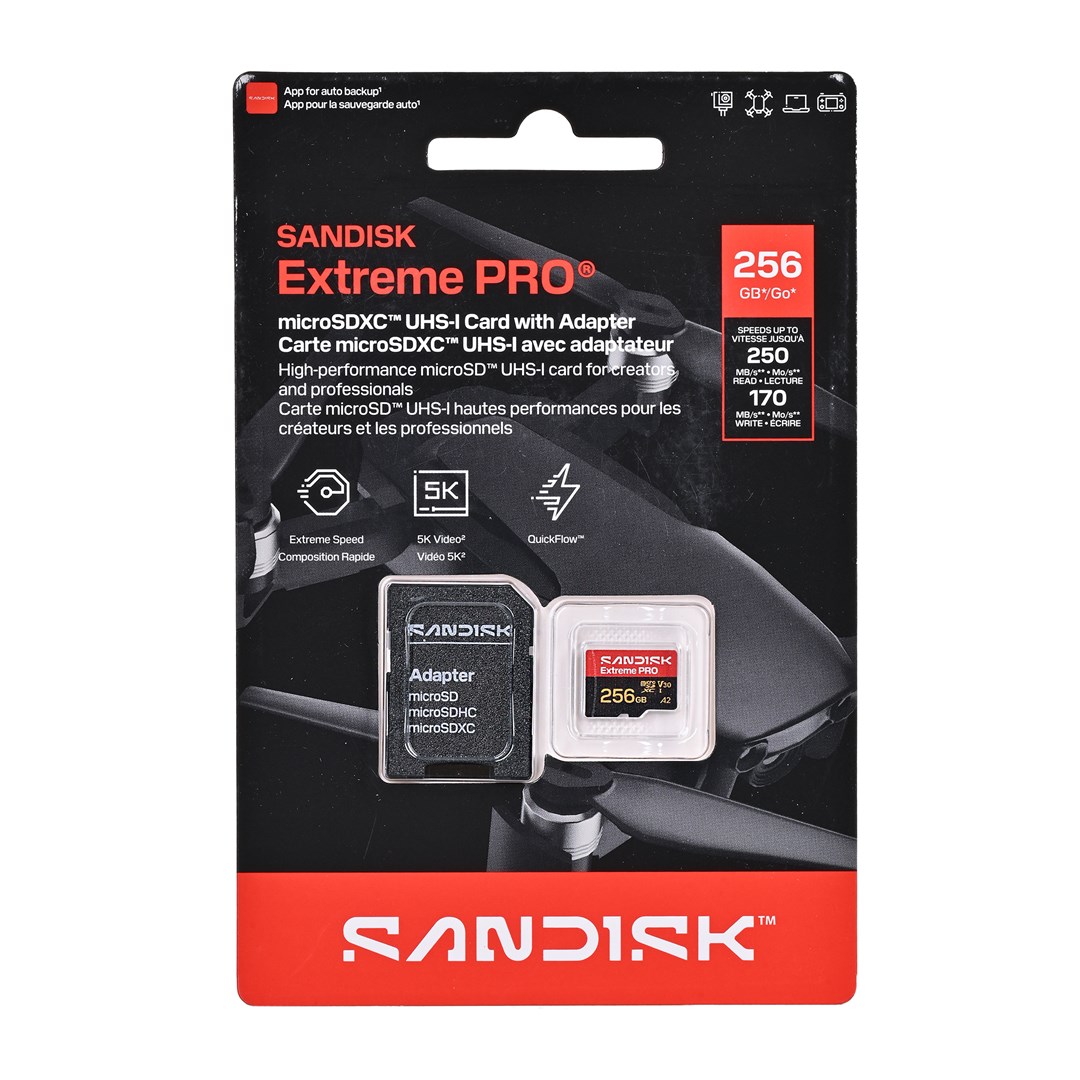 SanDisk Extreme PRO microSD UHS-I 256