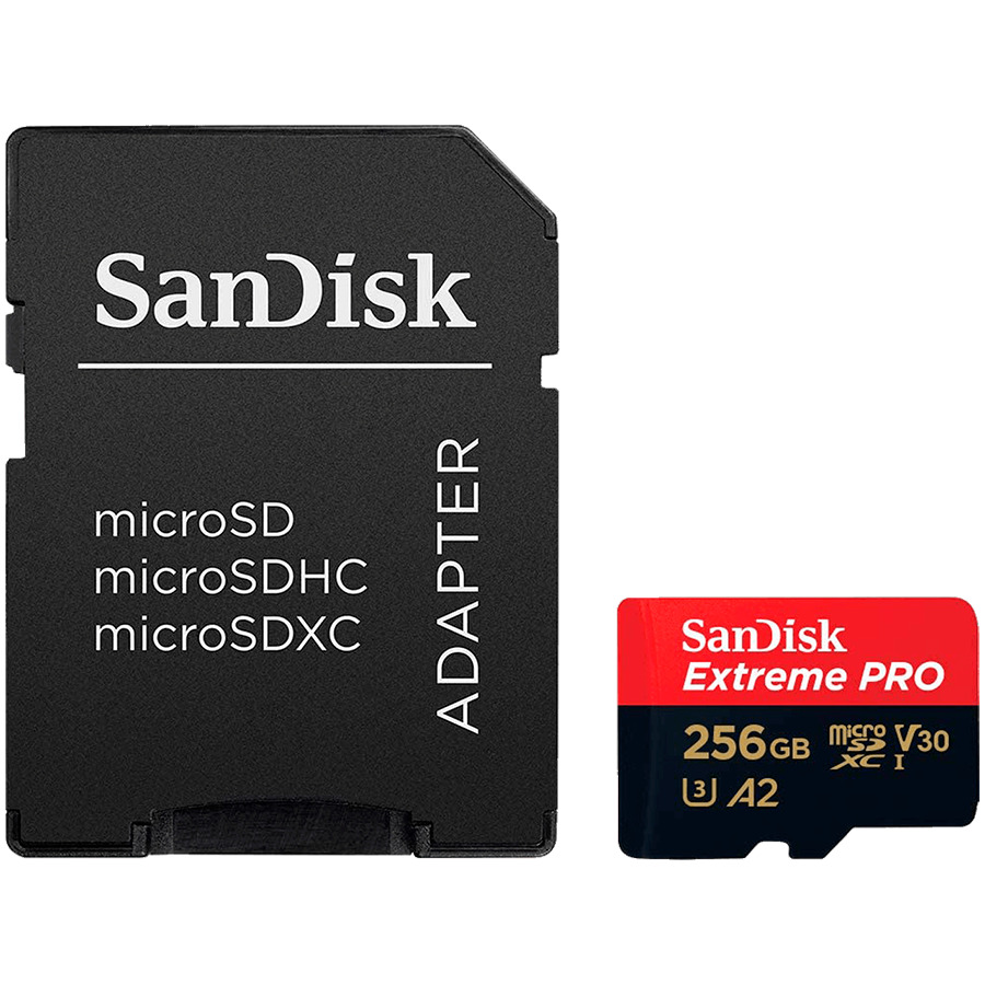 Sandisk MicroSDXC 256GB + SD is