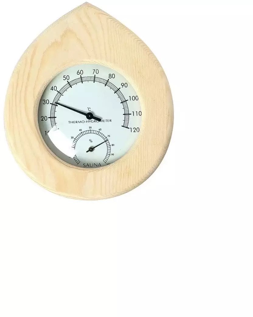 Sauna THERMOMETER WITH HYGROMETER | AP-018BW