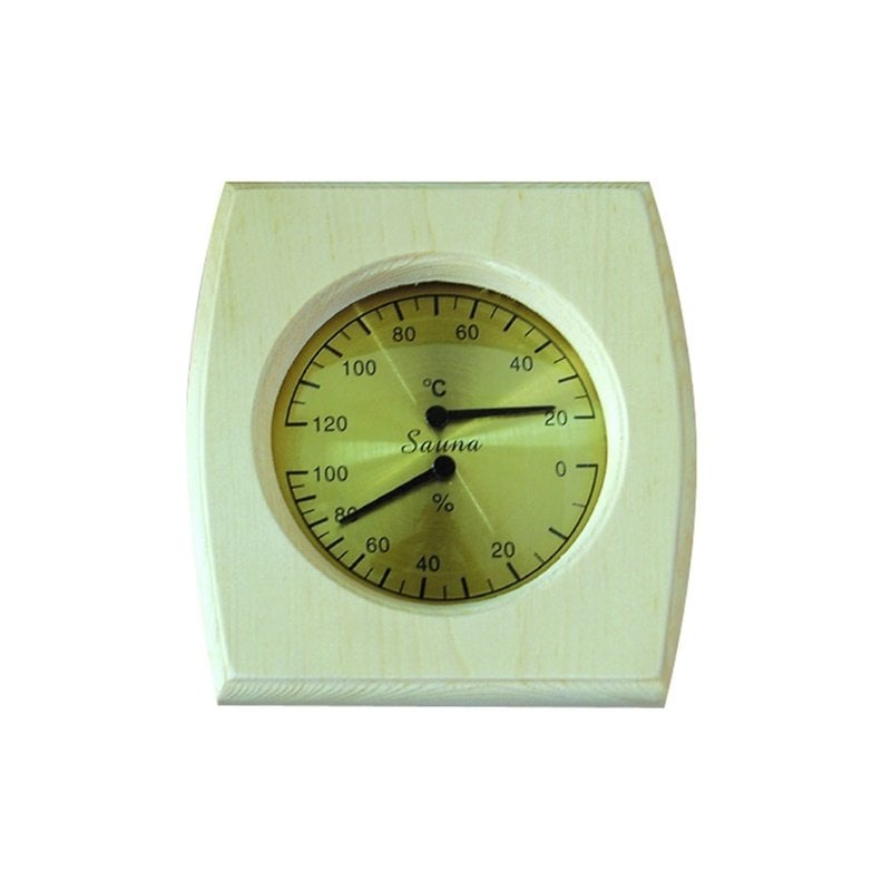 Sauna THERMOMETER WITH HYGROMETER | AP-020BW