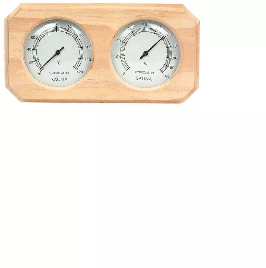 Sauna THERMOMETER WITH HYGROMETER | AP-003BW