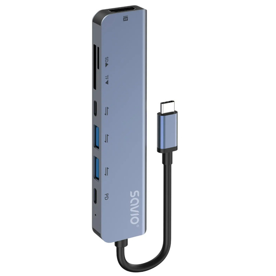 HUB USB Savio AK-82 1x SD