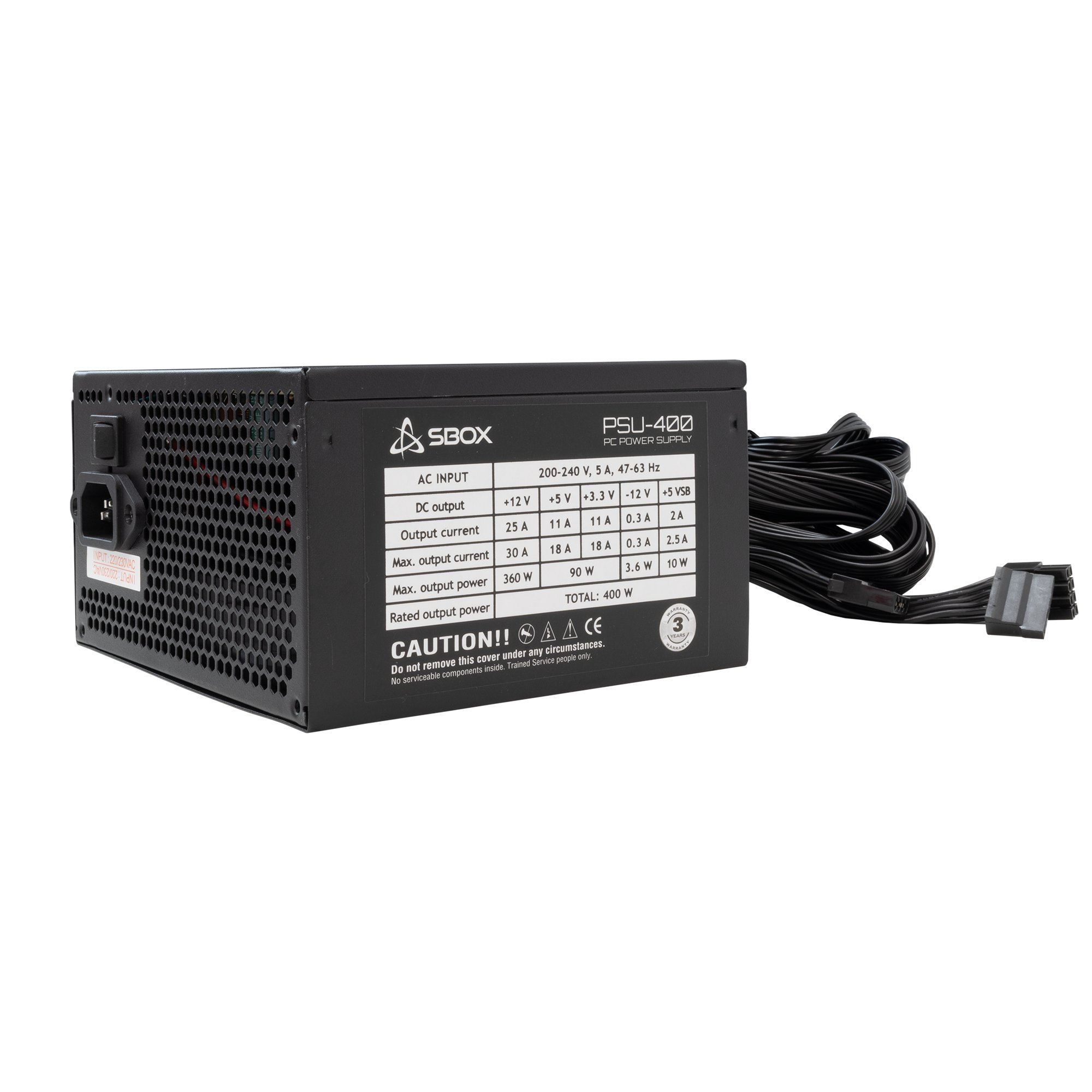 Sbox PSU-400-2 / ATX-400W | T-MLX61620