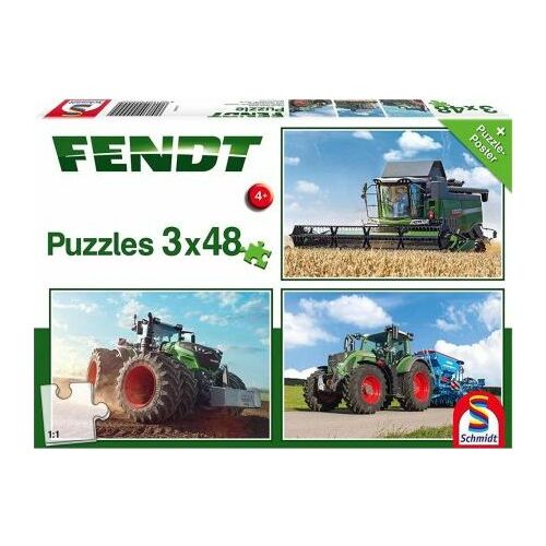 SCHMIDT SPIELE Schmidt  Puzzle 3x48 Fendt