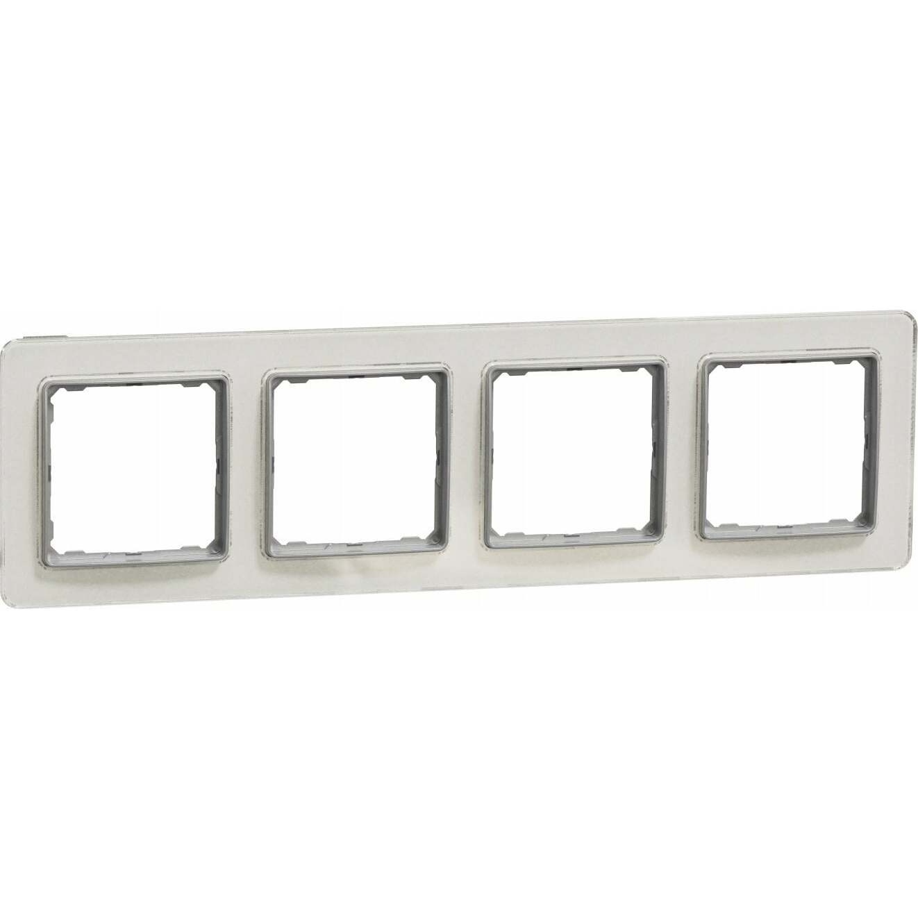 Schneider Electric Sedna Elements, 4-krotna, szkło