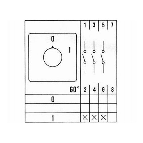 Schneider Electric główny tablicowy 100A 0-1