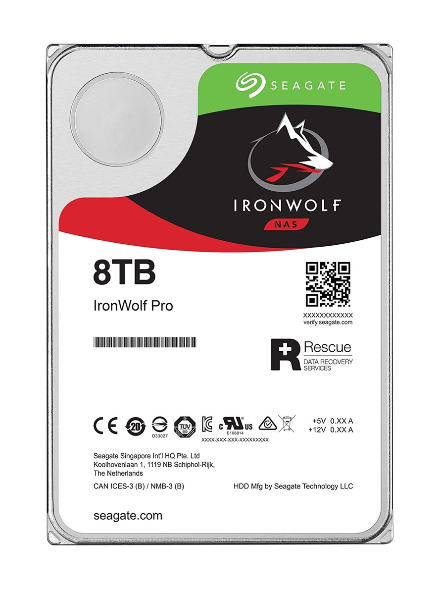 Dysk serwerowy Seagate IronWolf 8TB 3
