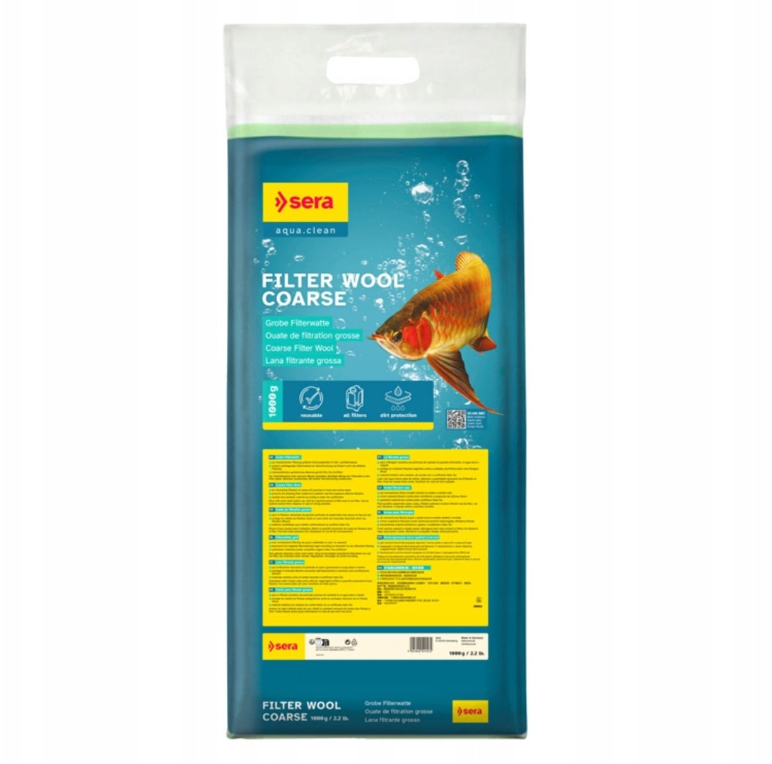 SERA Filter Wool, filter wool, gruboziarnista