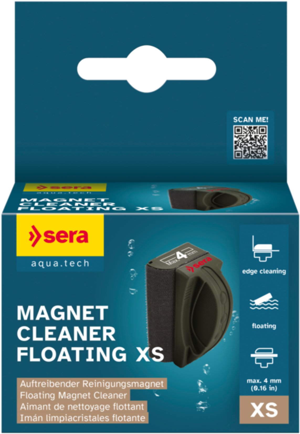 SERA Magnet Cleaner Floating XS, czyścik