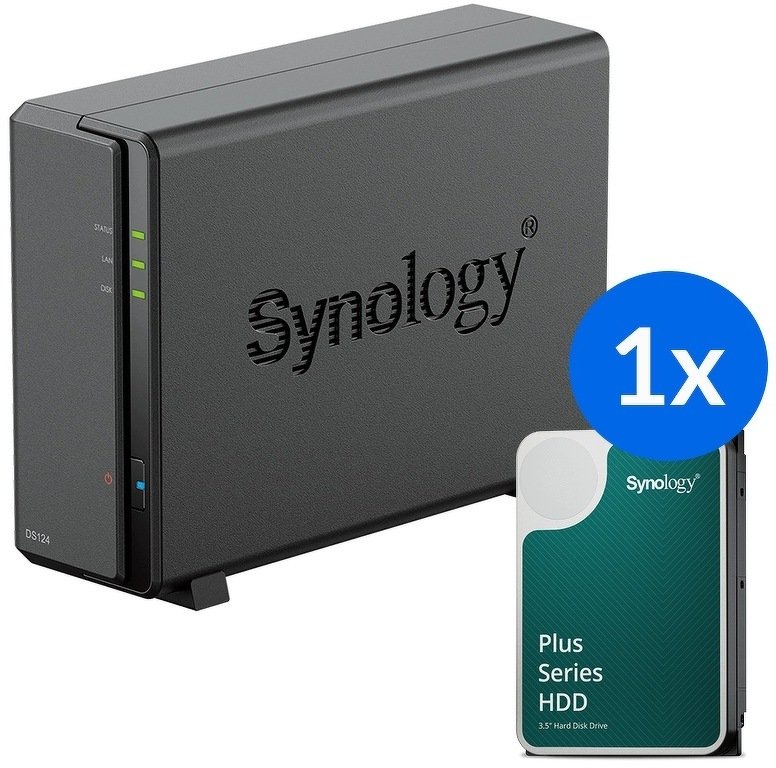 Serwer plików Synology DS124 + 1x