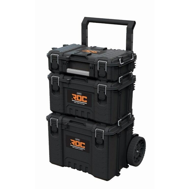 SET OF 3 TOOLBOXES ROC PRO
