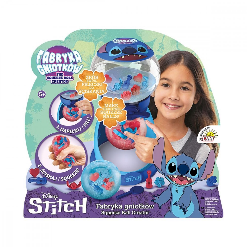 Cobi Set Squeez Ball - Stitch