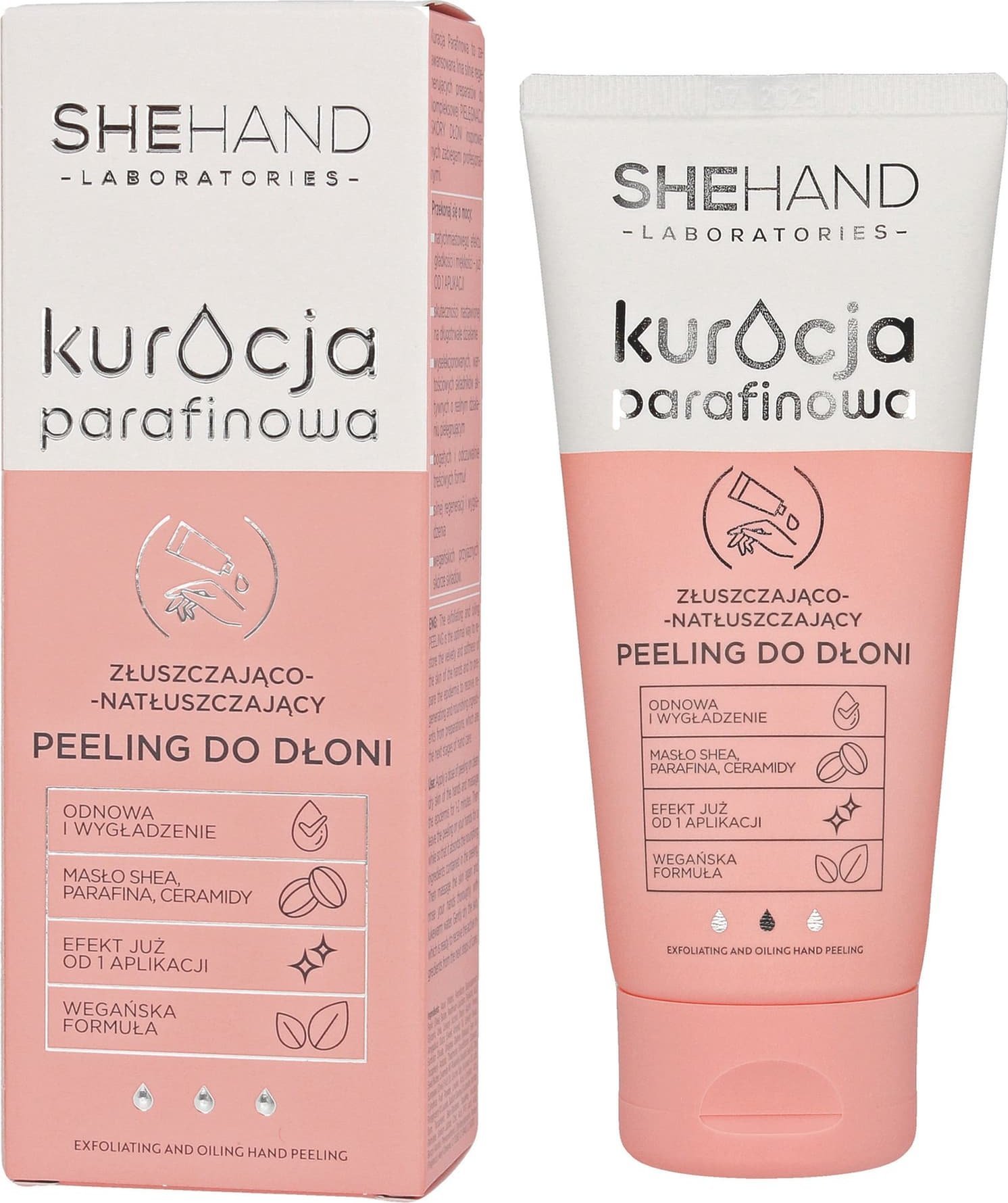 SheHand SHEHAND Kuracja parafinowa peeling do