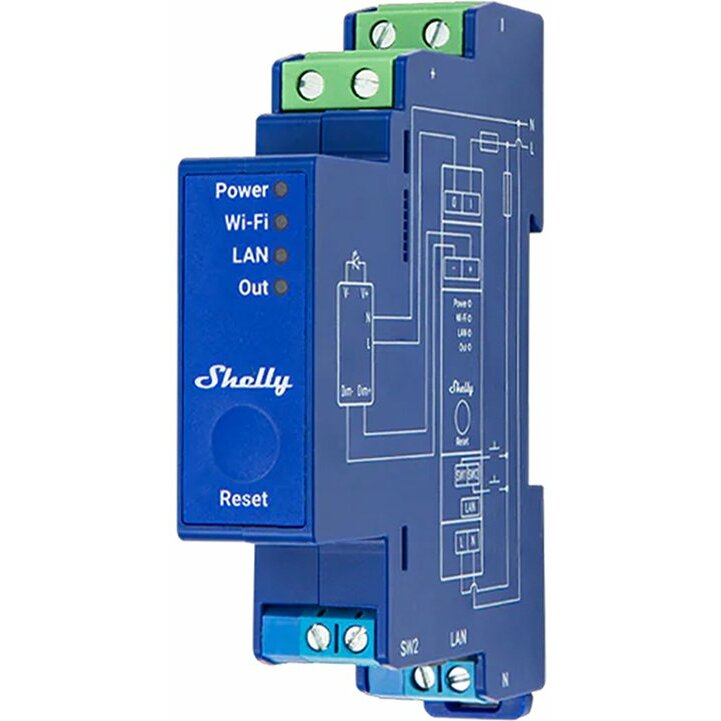 Shelly  Oświetlenia Pro Dimmer 0/1-10V PM