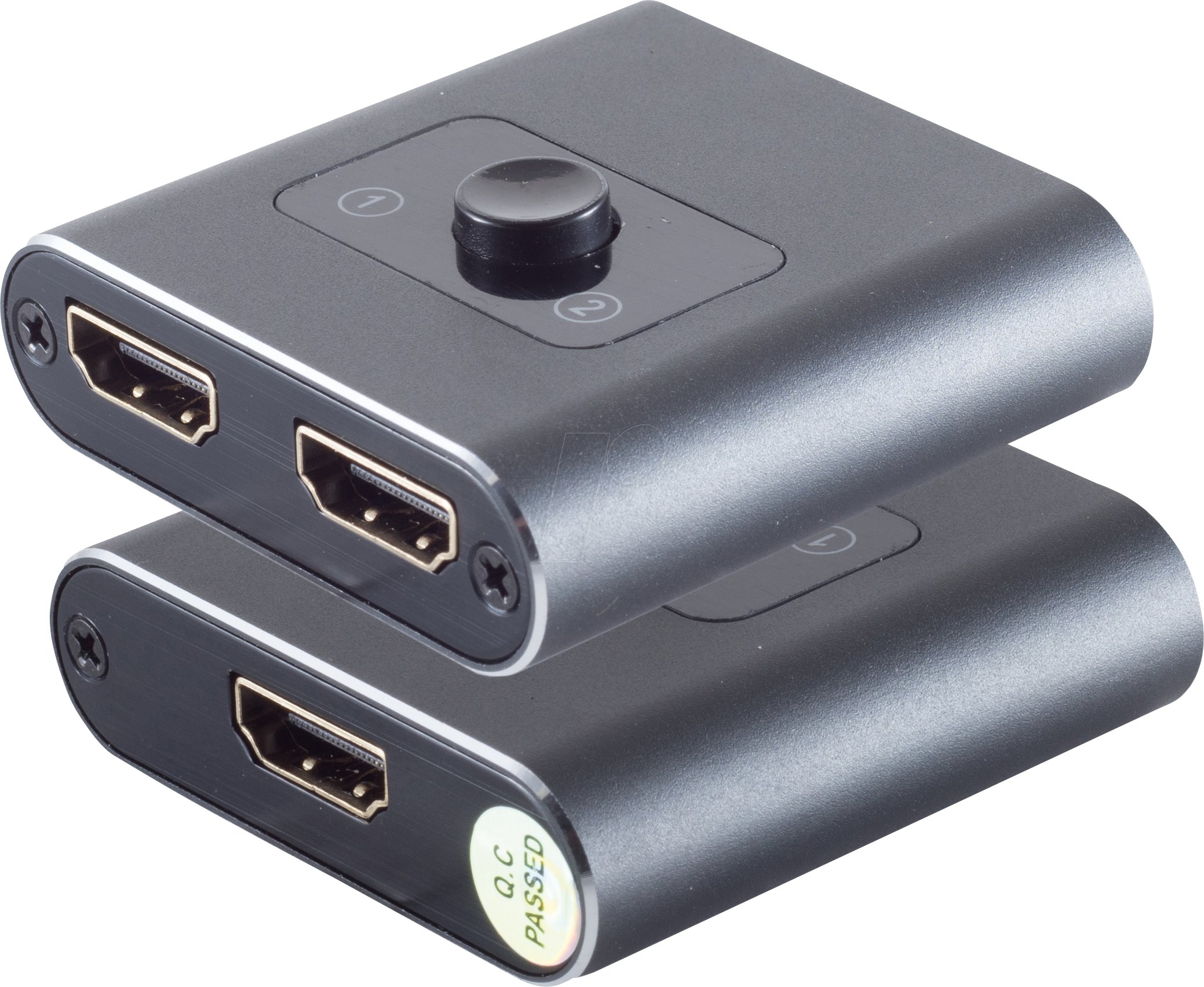 Shiverpeaks HDMI  2x1 dwukierunkowy 4K2K Metal