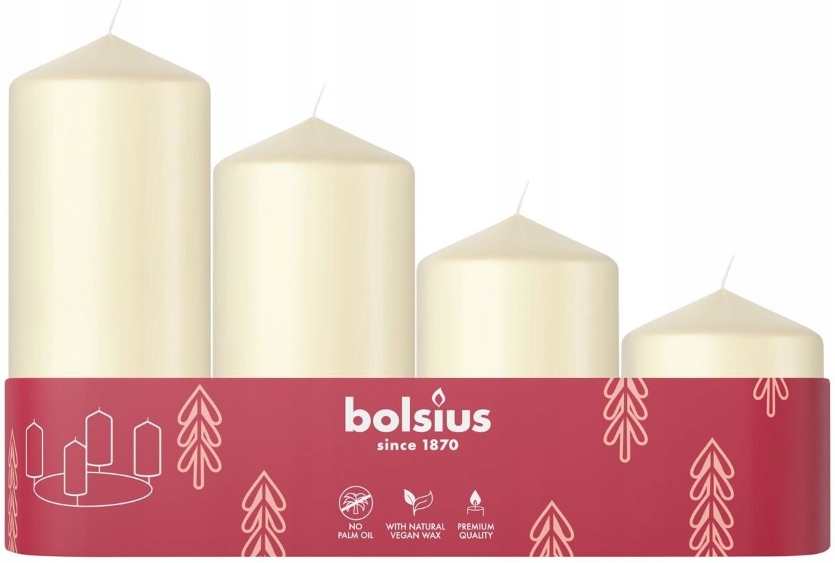 Shopkins Set of cylindrical candles BOLSIUS