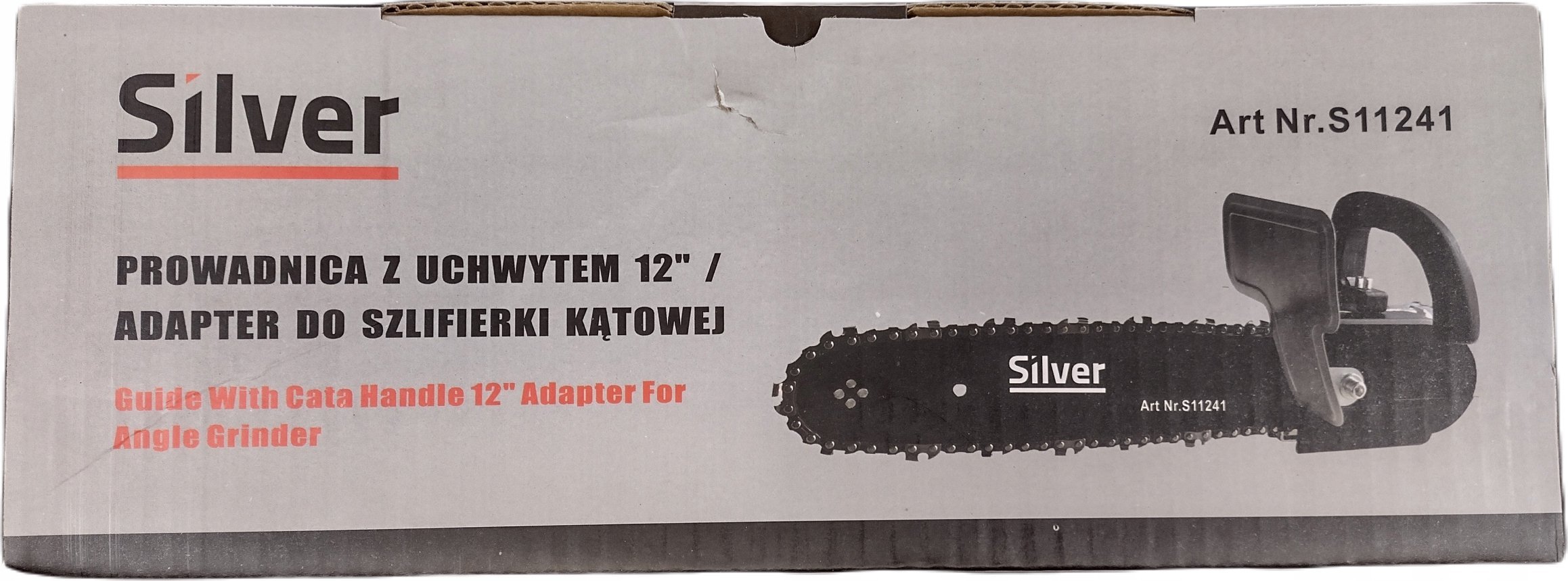 Silver ATTACHMENT FOR ANGLE GRINDER GUIDE