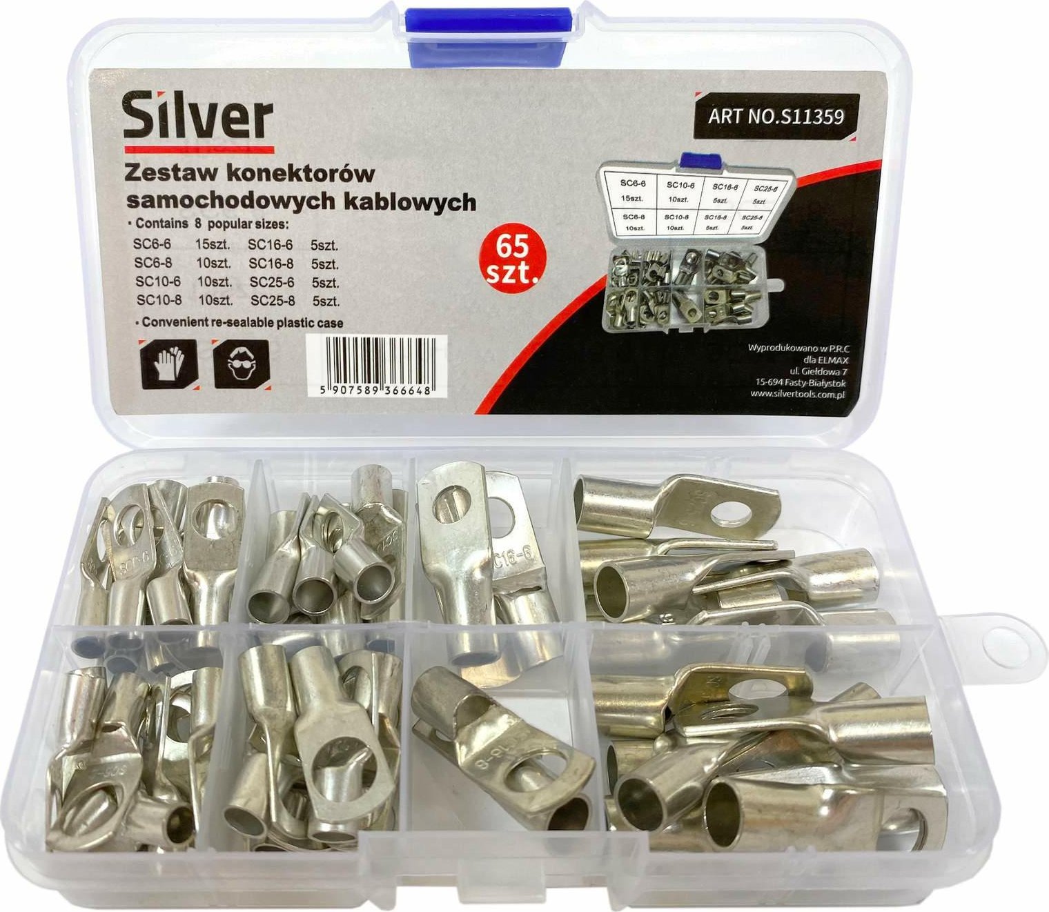 Silver Konektory oczkowe 65(11359) | 11359