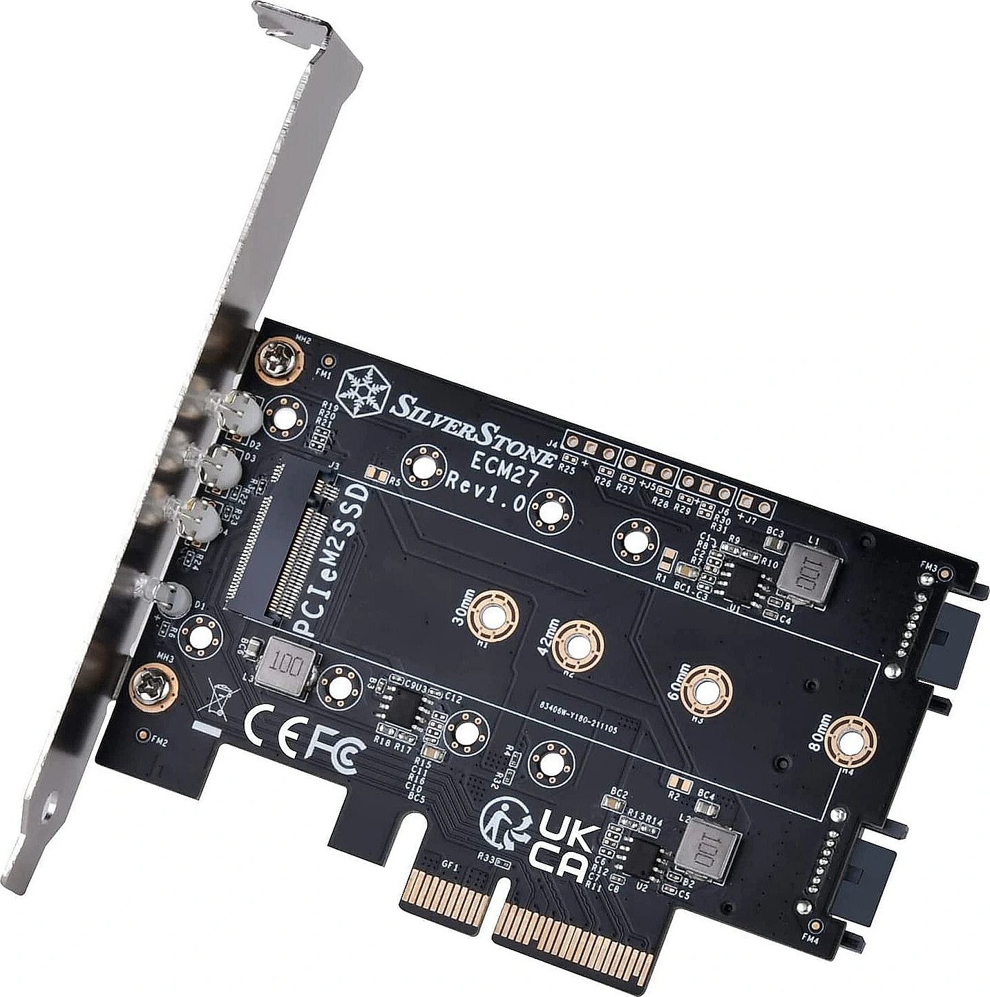 SilverStone Silverstone SST-ECM27 M.2/SATA karte