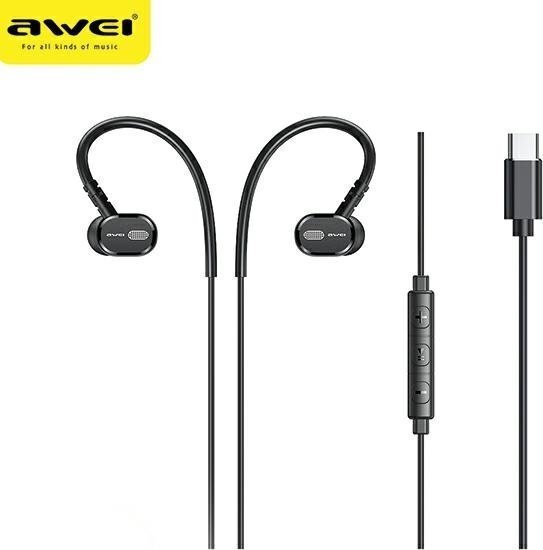 Awei  Stereo Tc-6 Usb-C /Black |